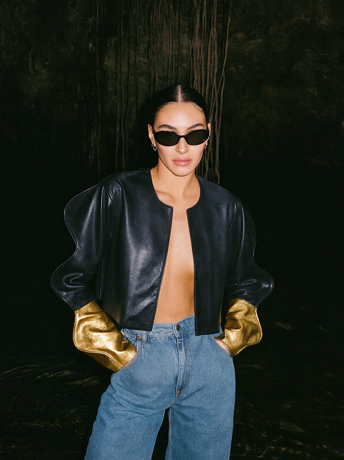 Black and Gold Trippy Jacket