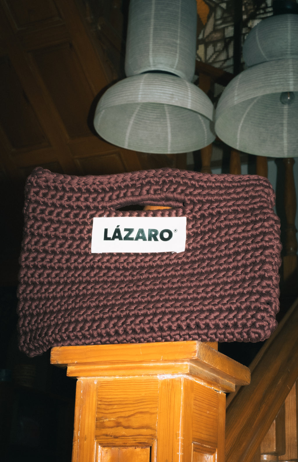 Clutch Tejido Sin Flecos