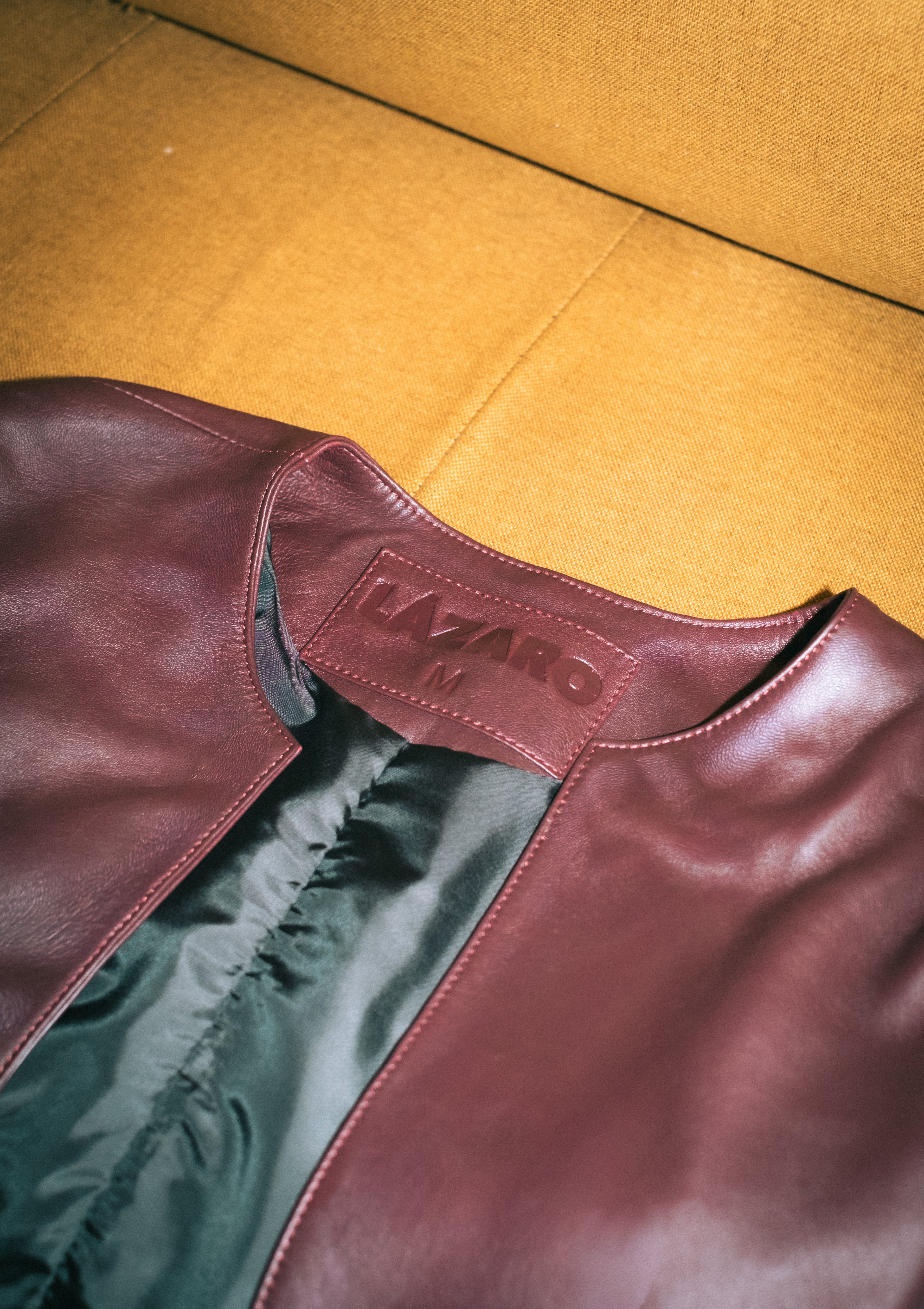 Burgundy Trippy Jacket