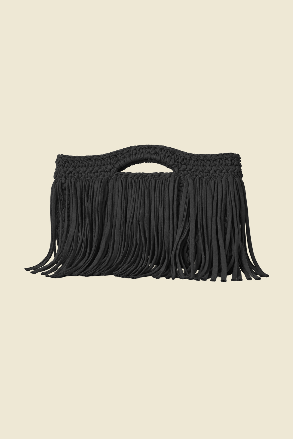 Clutch Tejido con Flecos