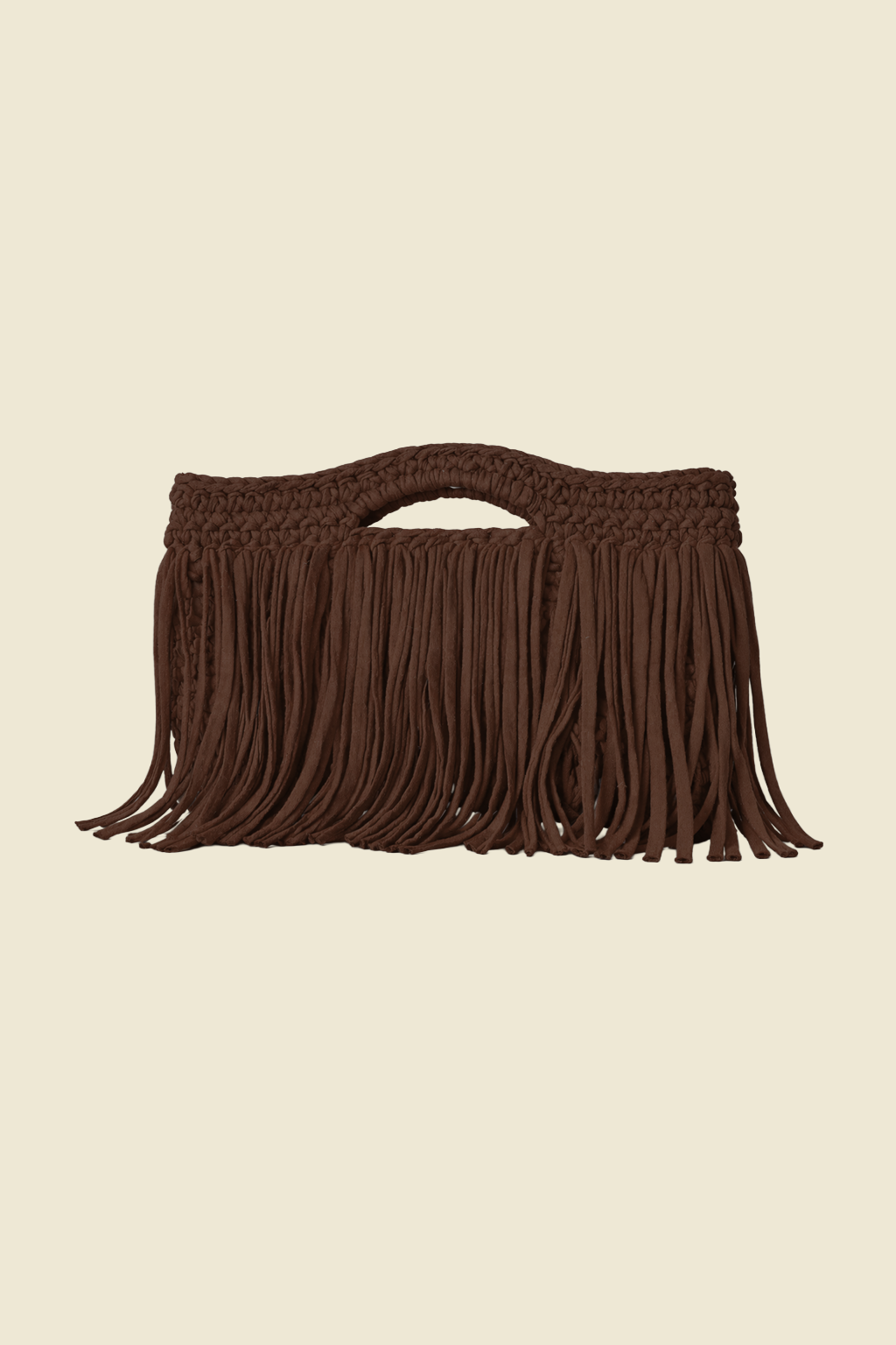 Clutch Tejido con Flecos