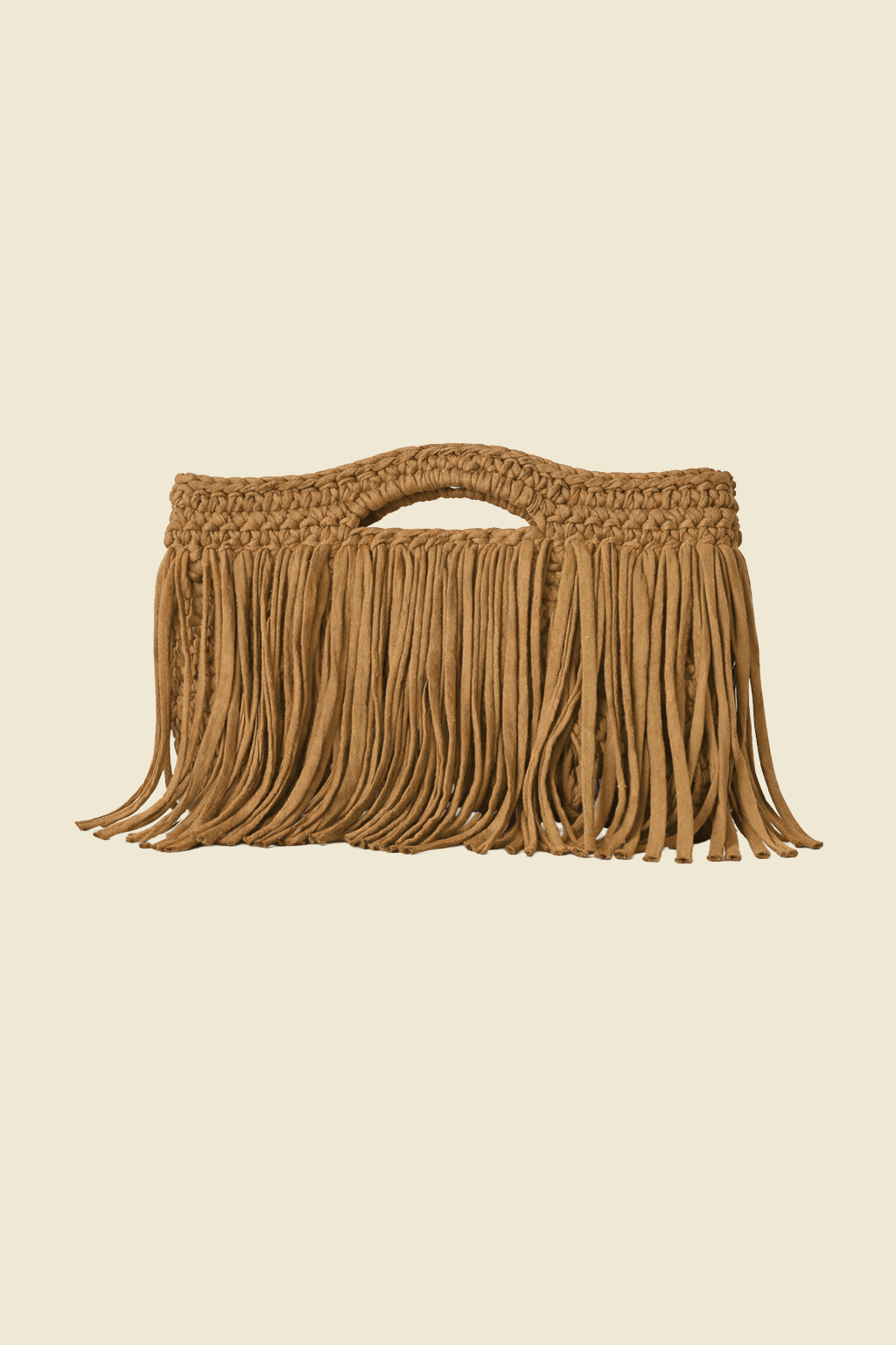 Clutch Tejido con Flecos