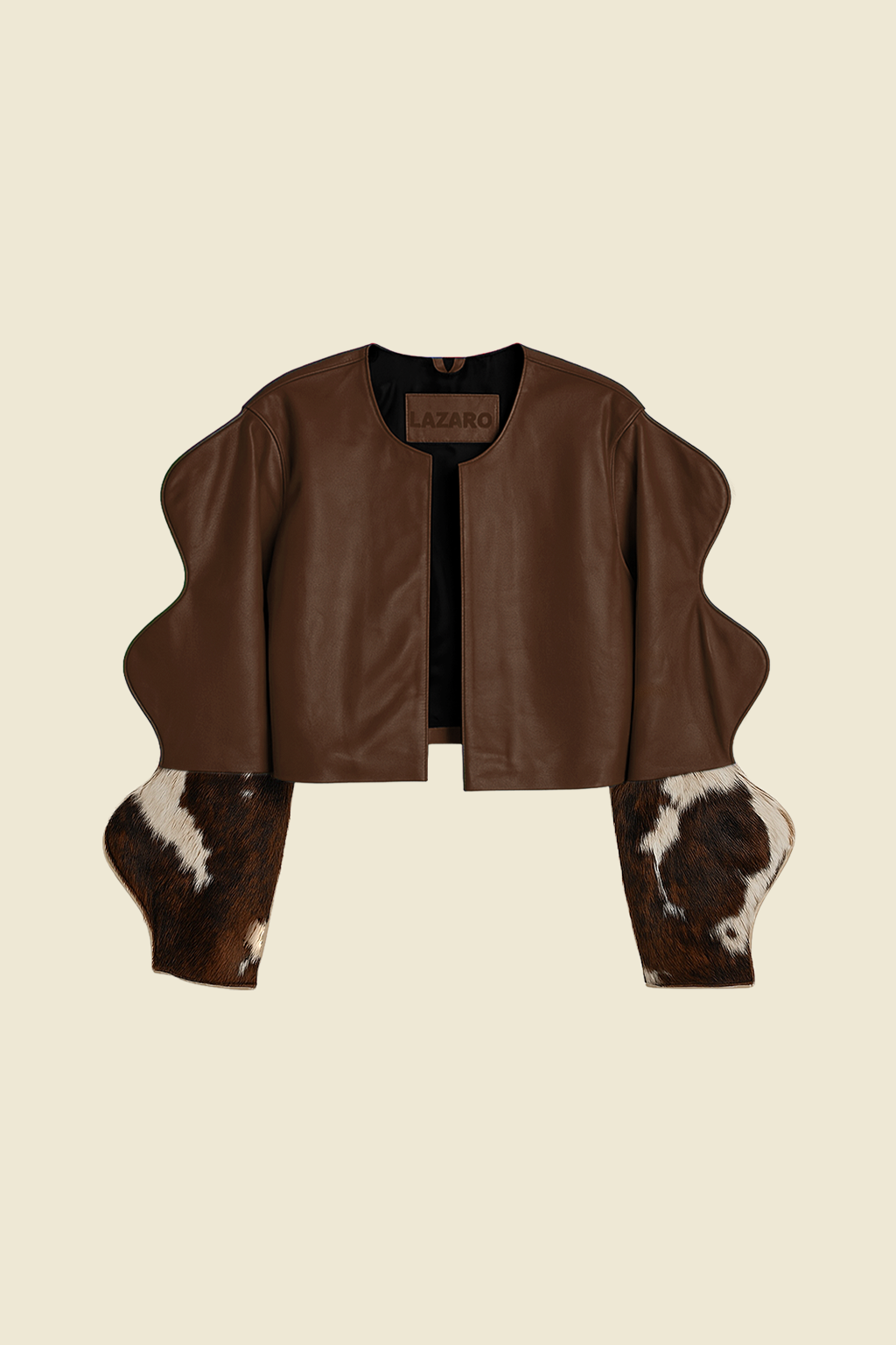 Cowhide Cuffs Trippy Jacket