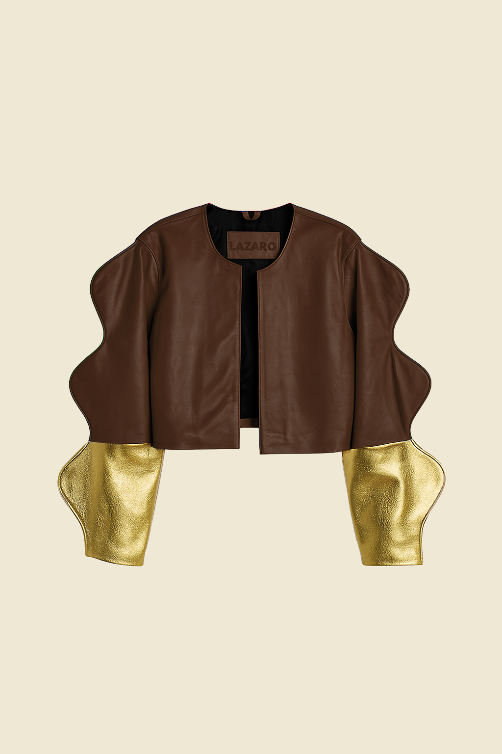 Brown and Gold Trippy Jacket