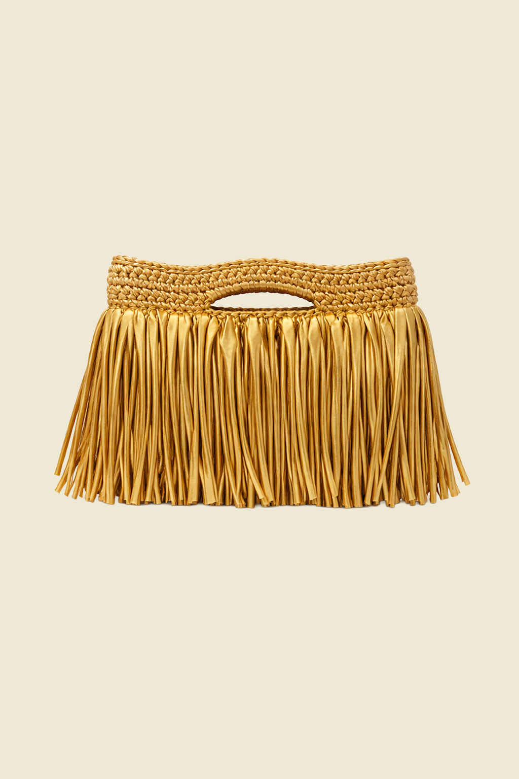 Clutch Tejido con Flecos