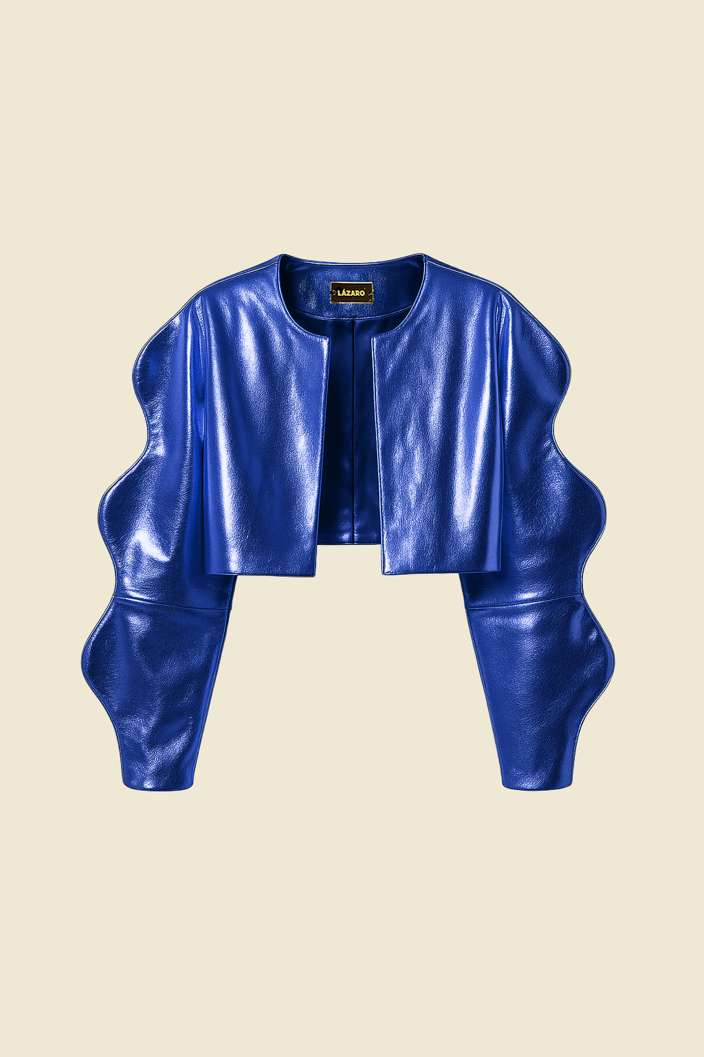Metallic Blue Trippy Jacket (Copia)