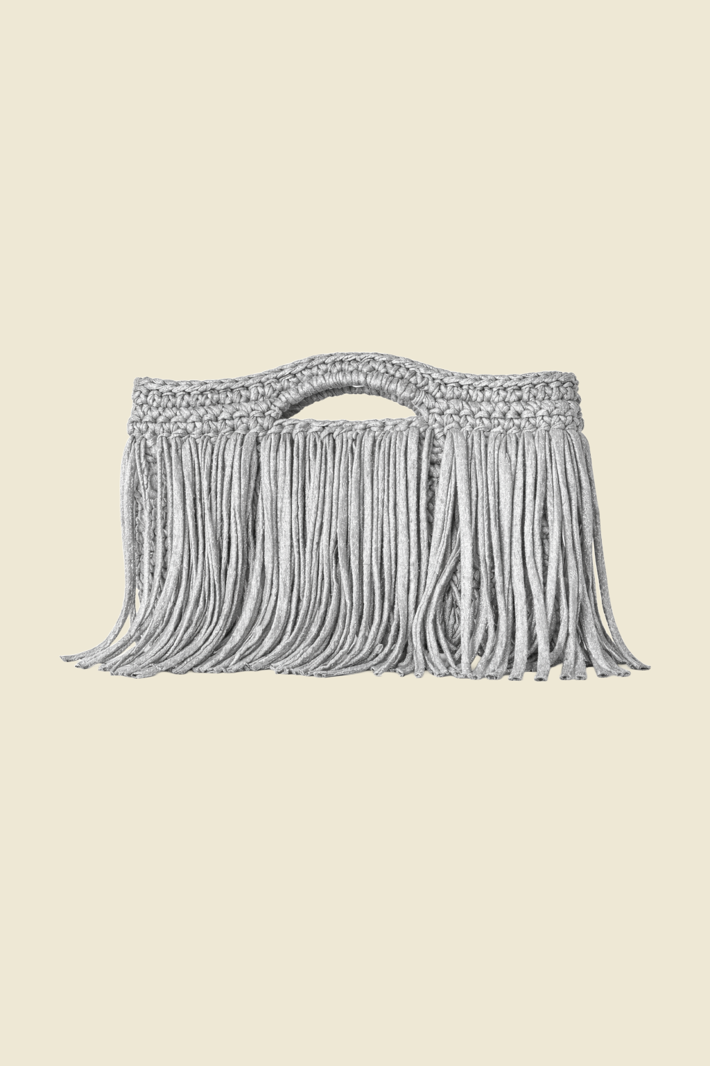 Clutch Tejido con Flecos