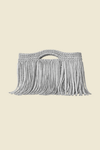 Clutch Tejido con Flecos